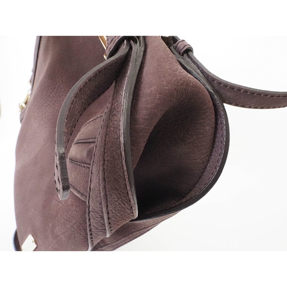 Burberry 2WAY One Shoulder Hobo Bag Leather Brown - Picture 4 of 12